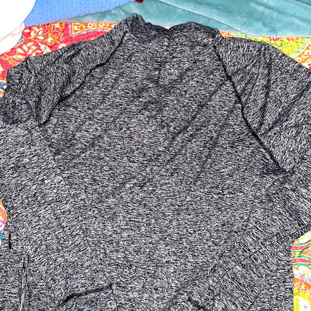 A Russell Athletics black medium shirt jacket